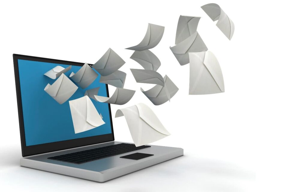 What is an MX record and what role does it play in email communication?
