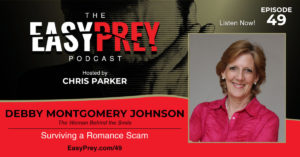 Romance scam survivor Debby Montgomery Johnson shares her story to help others in similar situations.
