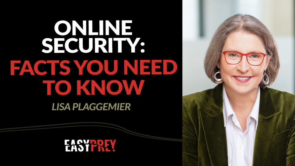 Lisa Plaggemier's job is to promote cyber security awareness.
