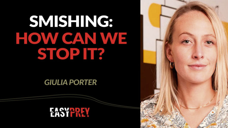 Giulia Porter talks about text message scams.