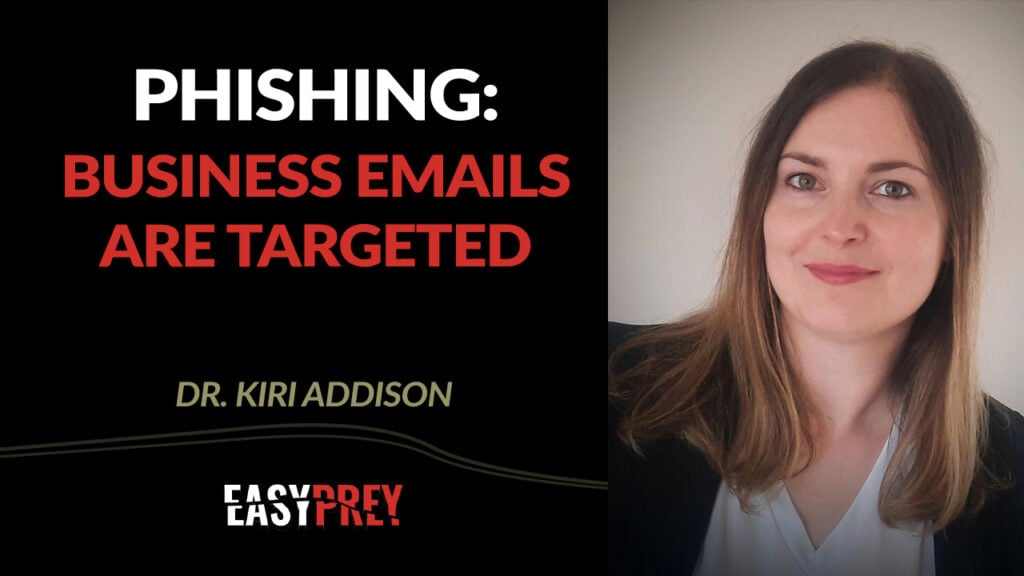 Kiri Addison talks about email phishing trends and protection tools.