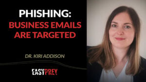 Kiri Addison talks about email phishing trends and protection tools.