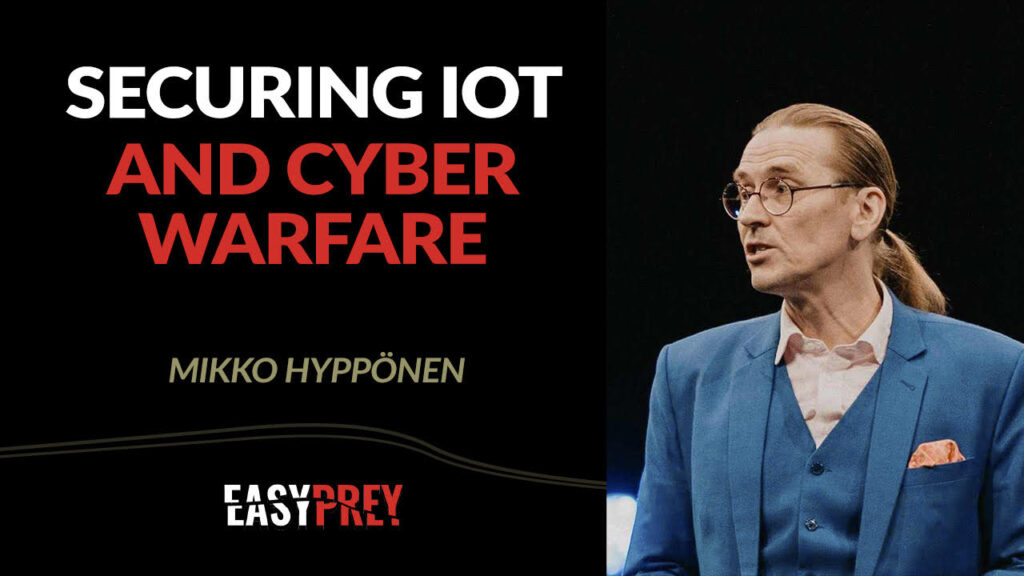 Mikko Hypponen talks about IoT devices and security and the future of cyber war.