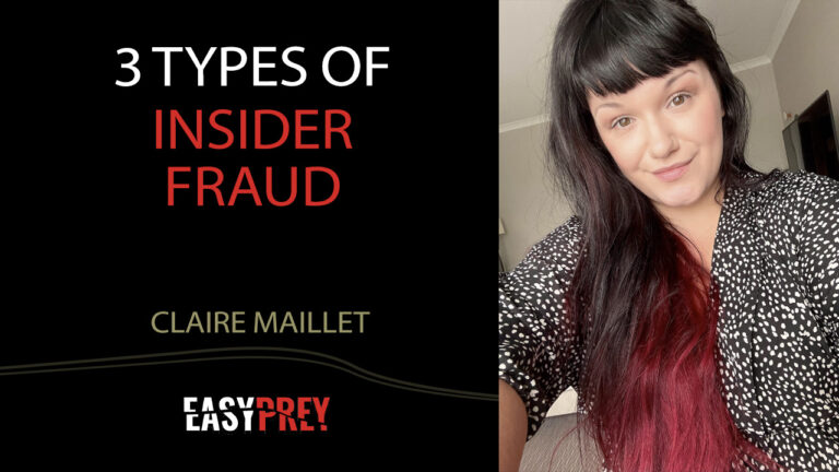 Claire Maillet wants to create awareness about the risks of insider fraud.