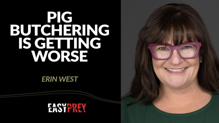 Erin West talks about the emotional impact of being scammed.