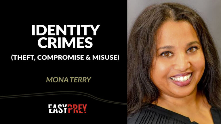 Mona Terry talks about identity crimes.