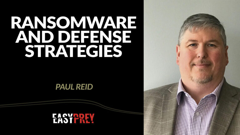 Paul Reid shares expert opinions on ransomware attacks and defense.
