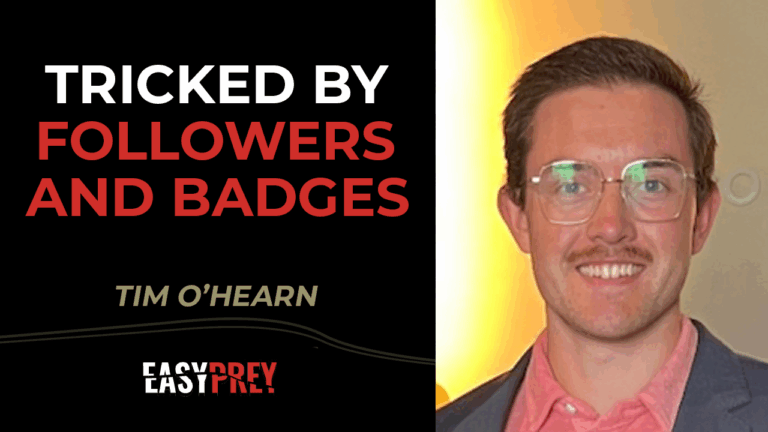 Tim O'Hearn talks about fake social media followers and other deceptive tactics on social media.