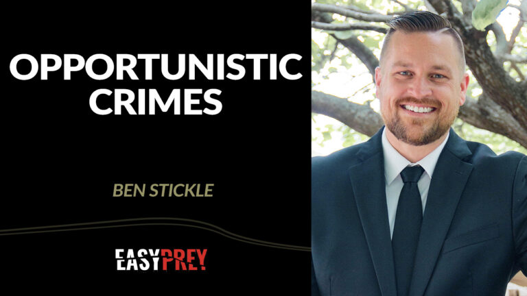 Dr. Ben Stickle talks about crimes of opportunity and how to protect yourself.