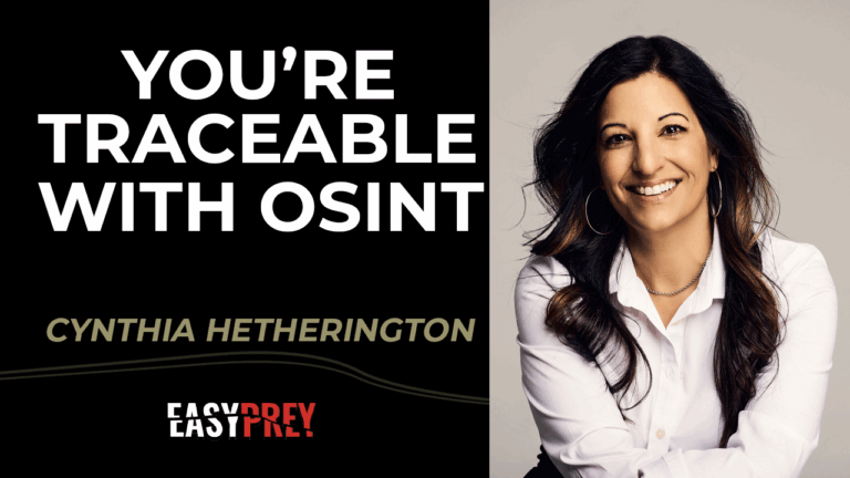 Cynthia Hetherington talks about OSINT research methods and what that means for privacy.