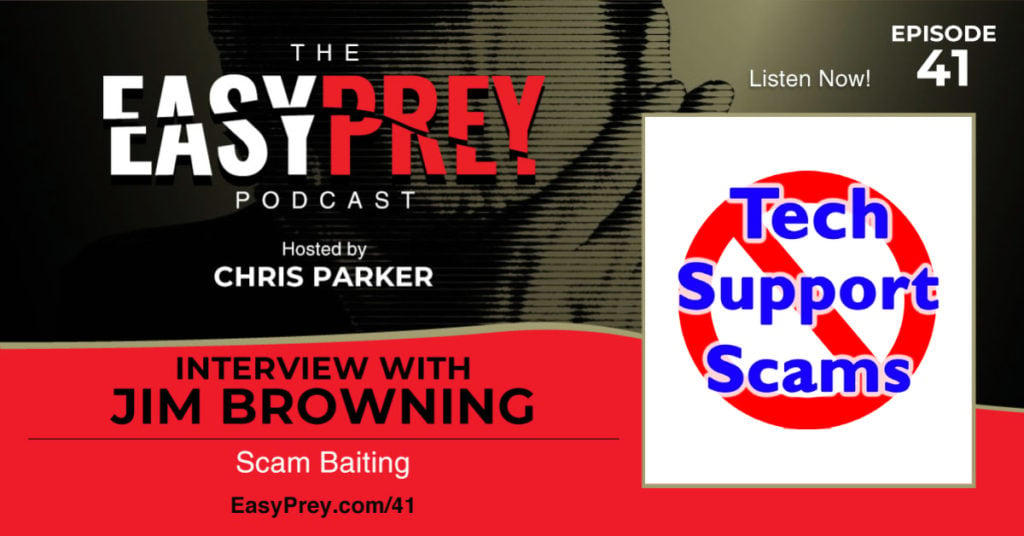 Jim Browning talks about his experiences about tech support scam calls and what he's learned.