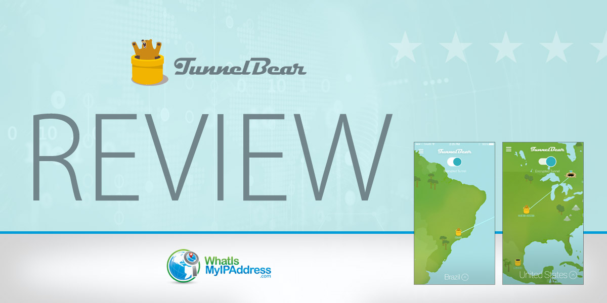  TunnelBear VPN, Wifi & Internet Privacy, Unlimited Data, 5  Devices, 1 Year