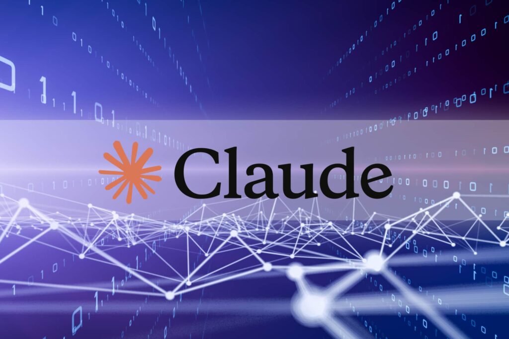 Claude AI logo in a clean, modern design representing artificial intelligence technology.