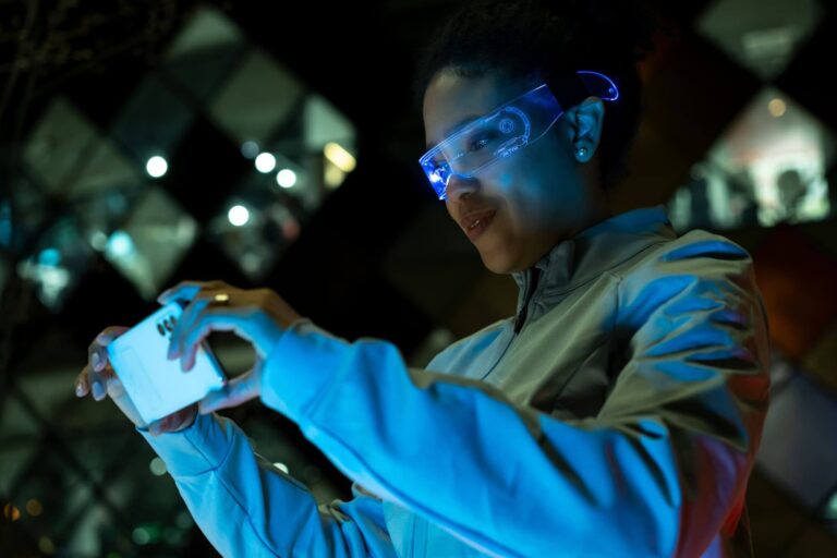 Augmented reality brings cybersecurity concepts to life in an educational setting with interactive digital layers.