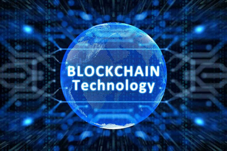 Blockchain technology protects personal data in a decentralized system.