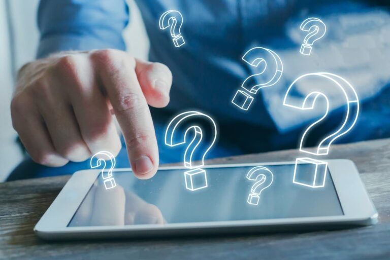 A person asking private questions on ChatGPT
