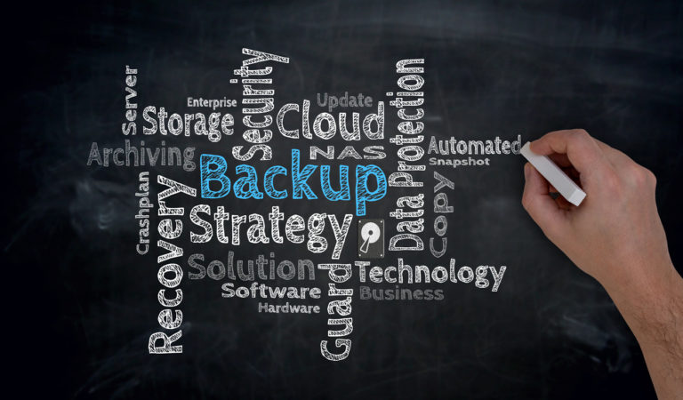 backup word cloud