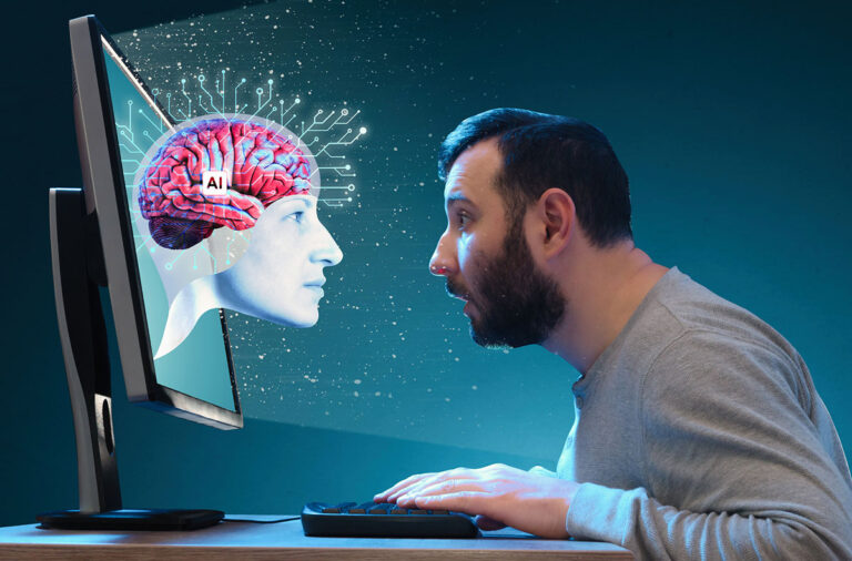 ChatGPT having a conversation with a human
