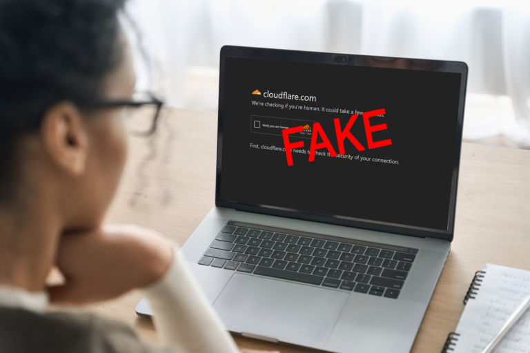 Fake Cloudflare verification screens try to trick you into installing malware.