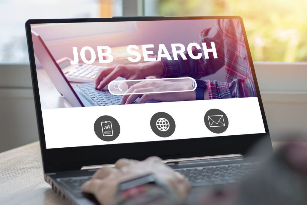 Job opportunity scams include fake job listings and messages from fake recruiters.
