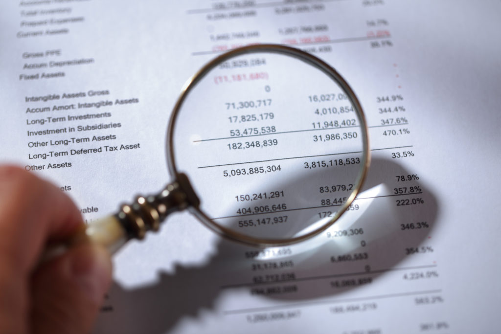 A large part of forensic accounting is looking for anomalies in the data.